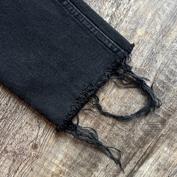 Re/Done Black Ankle Jeans - Picture 3 of 7